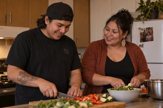 Food preparation, from the Post-Majority brochure